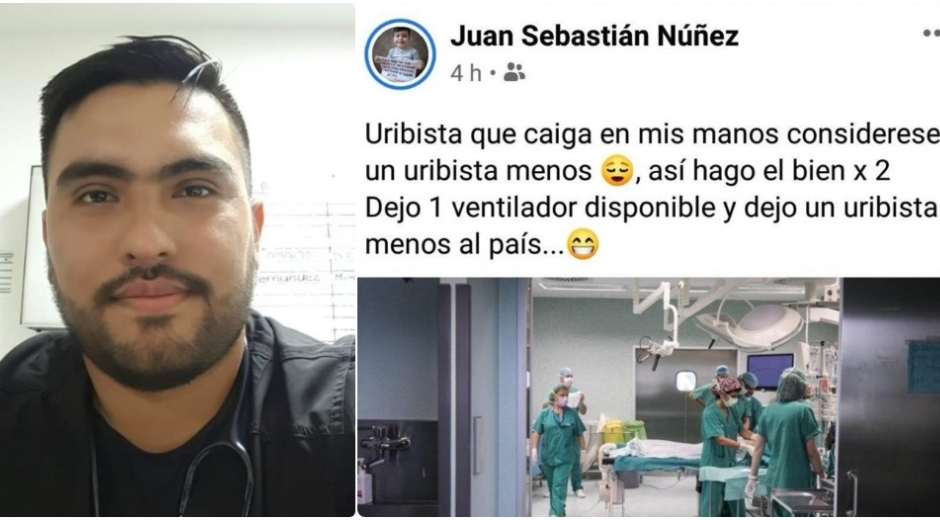 El joven publicó el post en su Facebook y luego cerró sus cuentas de redes.