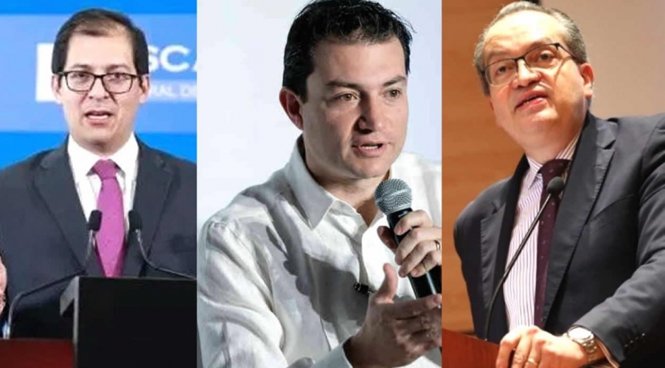 Zona Cero El fiscal Francisco Barbosa; el contralor Carlos Felipe Córdoba y el procurador Fernando Carrillo.