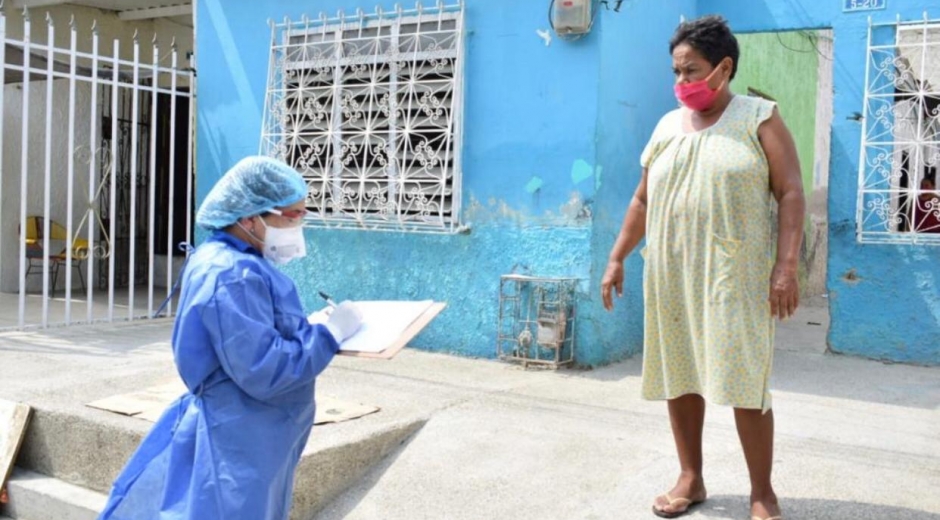 Intervenciones en los barrios de la ciudad de Santa Marta.