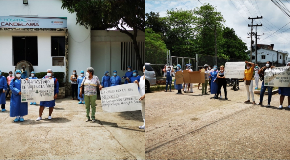 Desde tempranas horas de este jueves se presentó la protesta pacífica. 