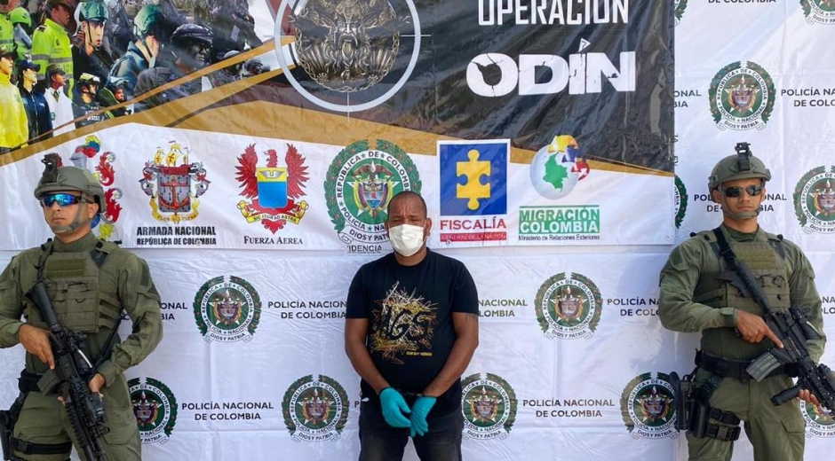 Alias Kevin o El Gordo, detenido por las autoridades de Policía.