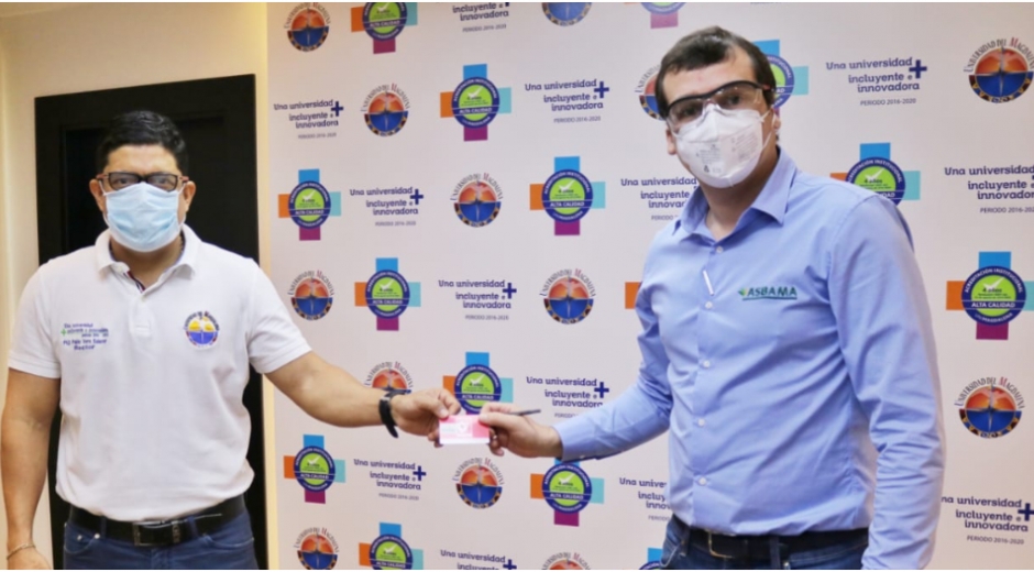 Con $10.000.000 en bonos de mercados, Asbama se sumó al Fondo Solidario. 