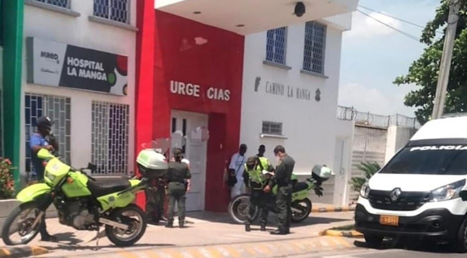 Zona Cero La Policía en el Camino La Manga.