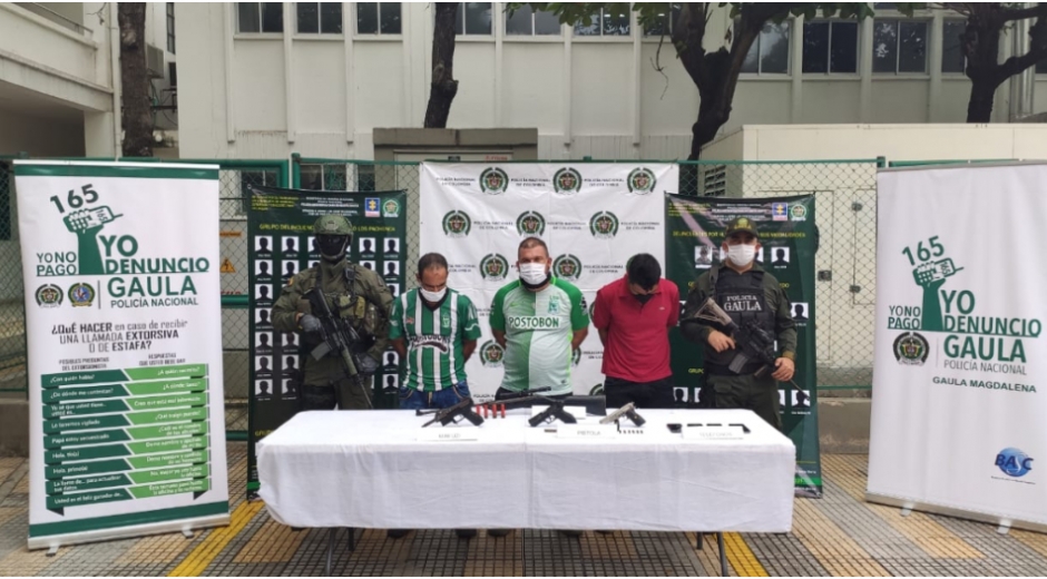 Según las autoridades con estas capturas le dan un duro golpe a la estructura del Grupo Delincuencial Organizado “Los Pachenca’.