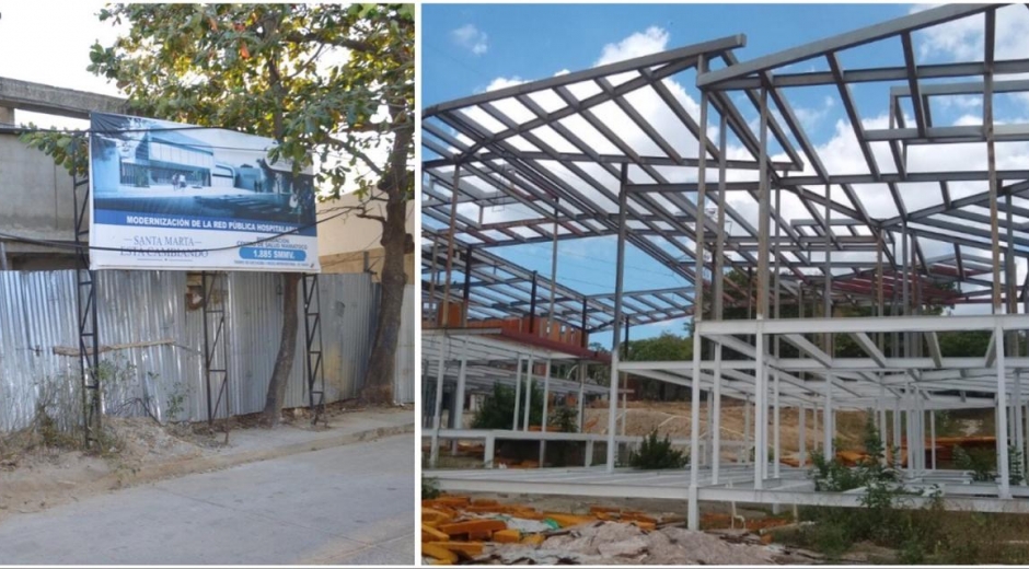 Puesto de salud de Mamatoco y CDI de Bonda, obras inconclusas en Santa Marta.