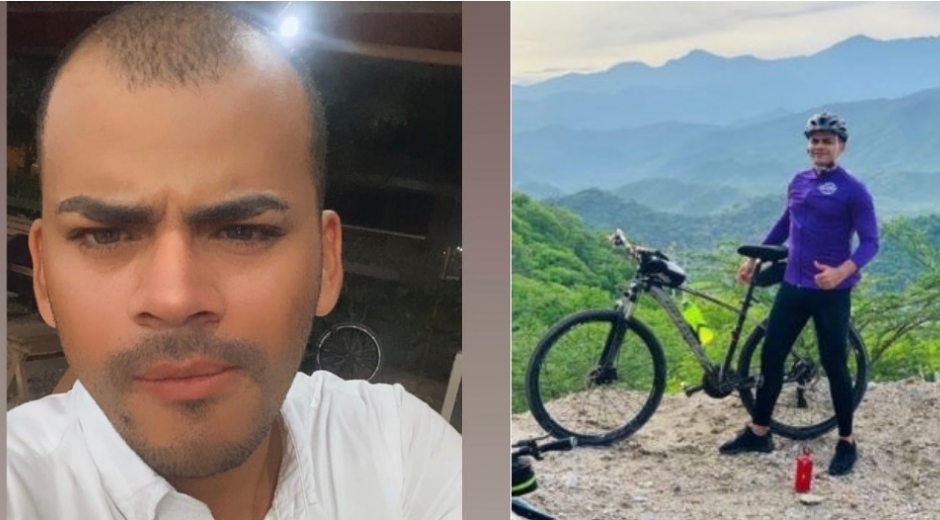 Jhonatan Ternera, ciclista que murió arrollado por un motociclista en Santa Marta. 