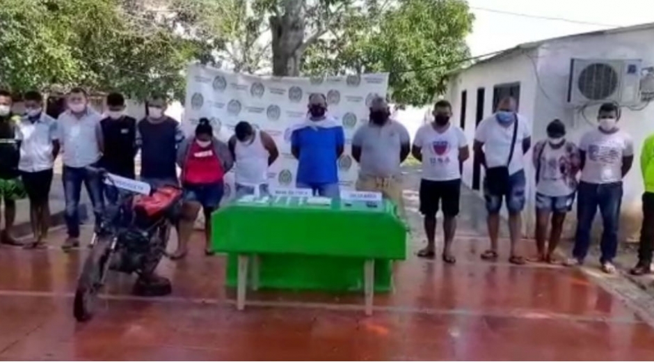 Policía del Magdalena Banda 'Los Jaquez'.