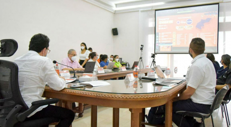 Gobernación del Magdalena Autoridades del departamento se reunieron.