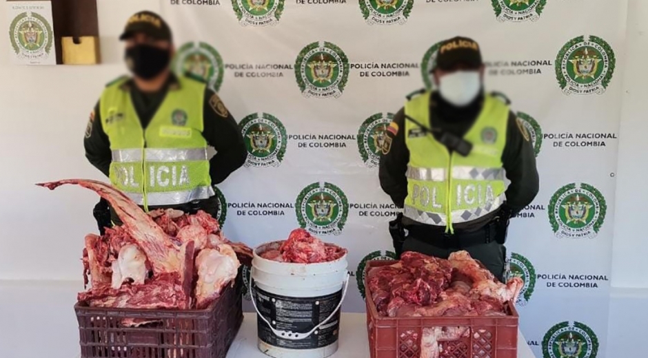 Las autoridades procedieron con la incautación y destrucción de la carne decomisada, siguiendo los lineamientos de Minsalud.