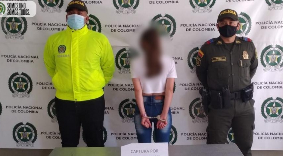 Niñera capturada en el departamento de Antioquia 