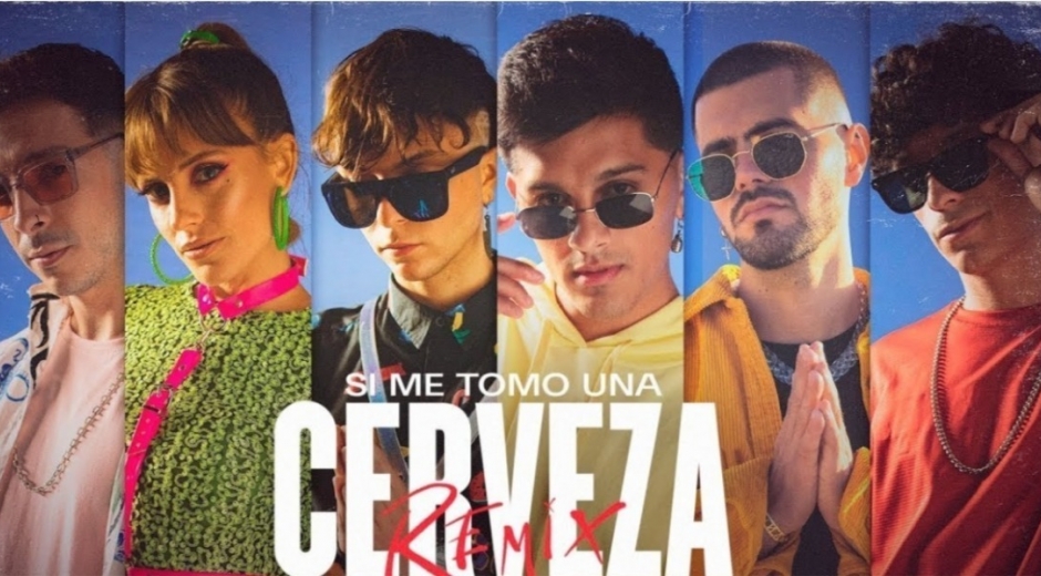 Cortesía Participantes del remix 'Si me tomo una cerveza'