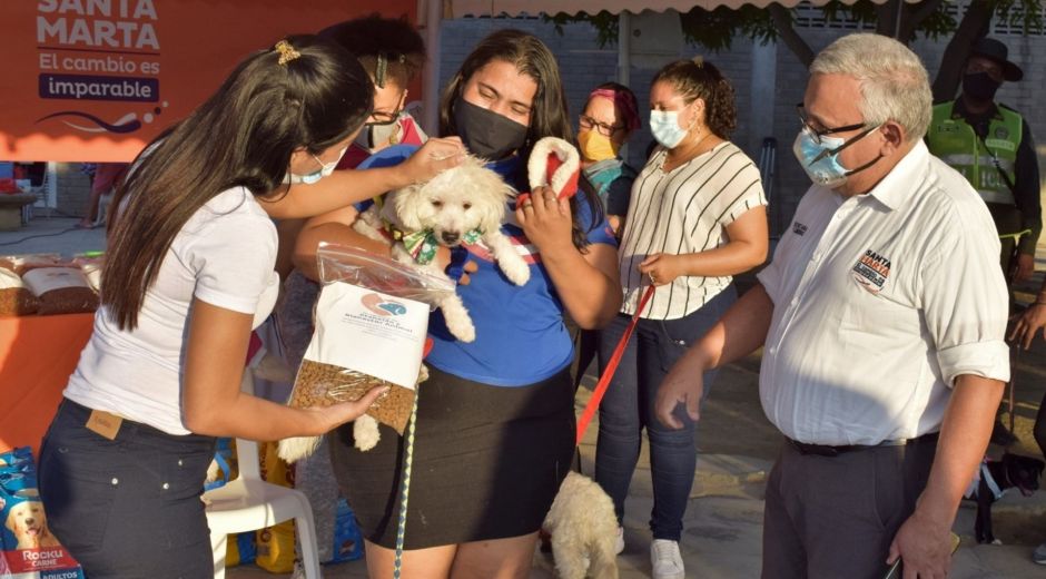 Festival para mascotas en Santa Marta.