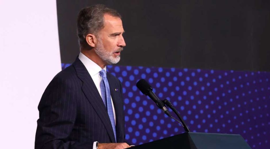 Rey de España participó en la clausura del XXVII Congreso Mundial de Derecho 2021, en Barranquilla.