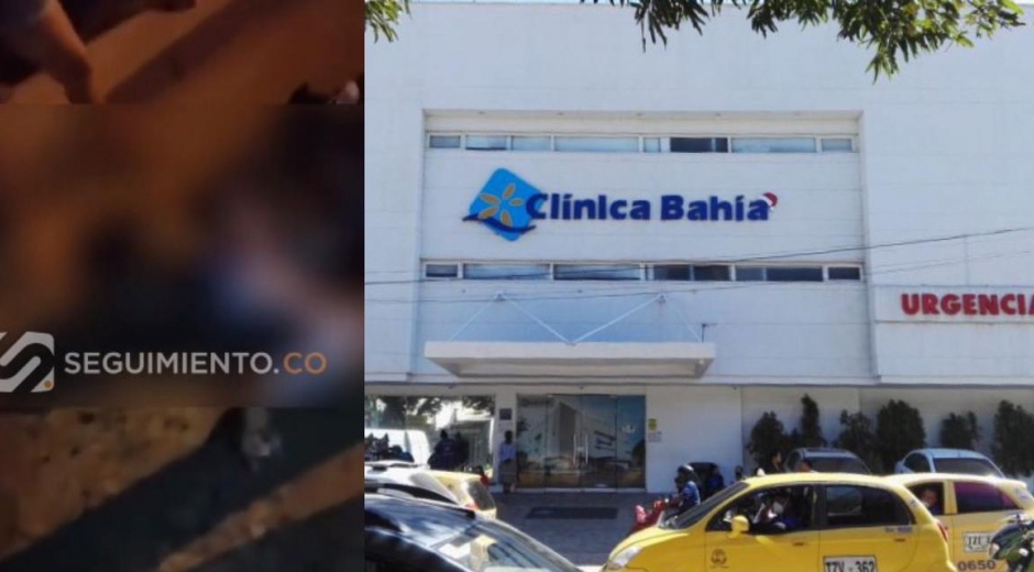 El agente se encuentra en la Clínica Bahía.