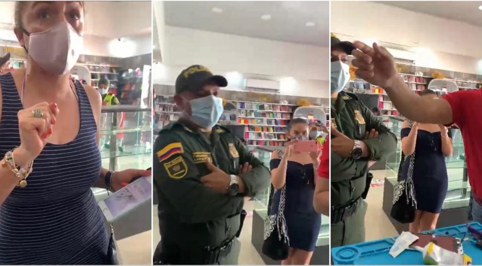 El dueño del local, que tiene amplia experiencia en las reparaciones de celulares, asegura que fallos eléctricos en un celular no provocarían que la pantalla se quebrara. . Captura de video