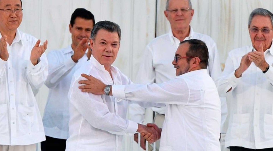 Día de la firma del acuerdo de paz. cortesía