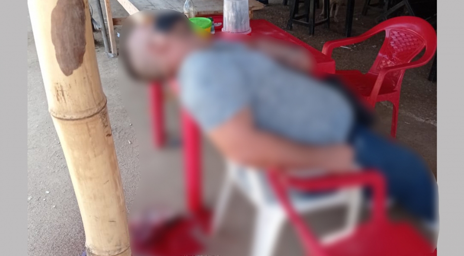 Cortesía La víctima resultó ultimada con varios impactos de fuego en la cabeza.