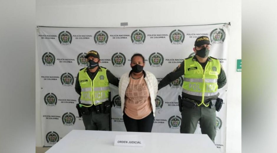 Cenobia Arias Córdoba, alias Griselda, presunta integrante de la estructura criminal Clan del Golfo, Bloque Pacífico.