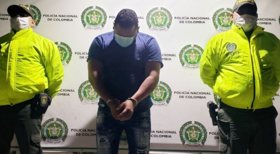 Alias 'Borrador' fue capturado por la Policía Metropolitana de Santa Marta. 
