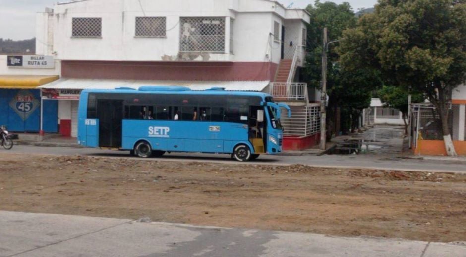 Imagen de referencia - buses en Santa Marta.