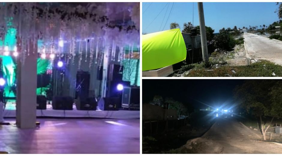 Seguimiento.co Imágenes del interior, antes de que se iniciara la fiesta.