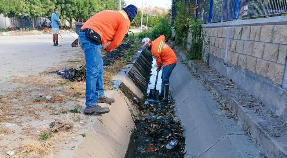 Retiro de sedimentos.