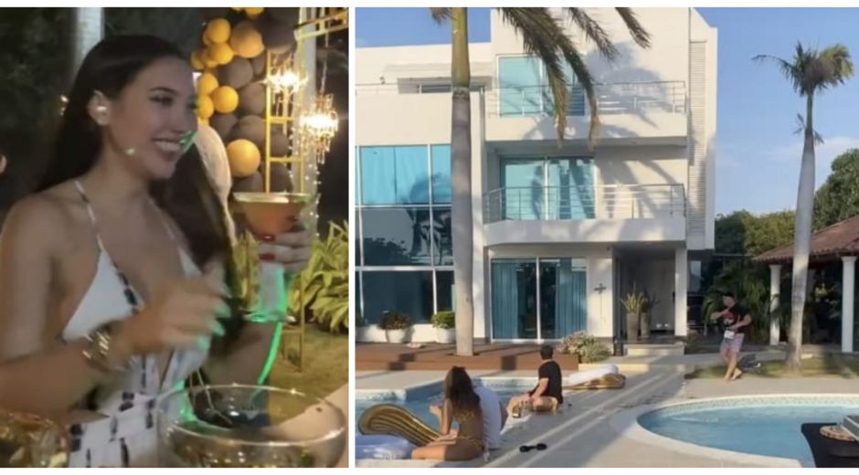 Aida Victoria Merlano celebró su cumpleaños en cabaña de Santa Marta.