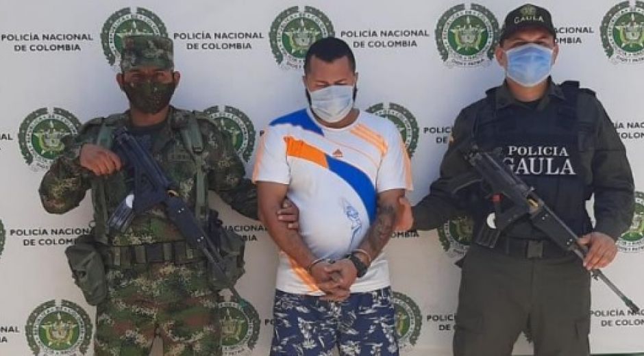Policía Metropolitana de Santa Marta Alias Carlitos o Tom fue capturado por las autoridades.