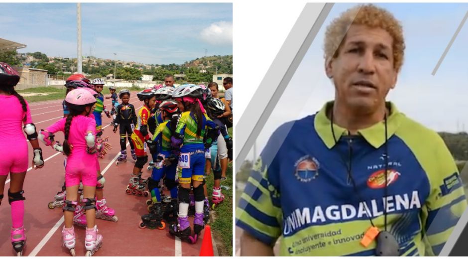 Jaime Linero es el instructor de patinaje más reconocido en Santa Marta.