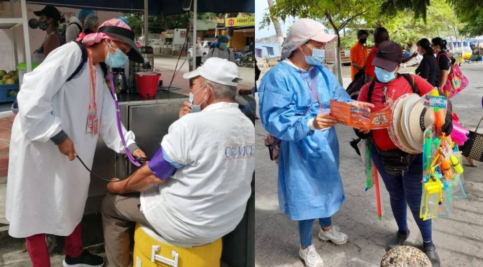 Jornada de salud en El Rodadero.