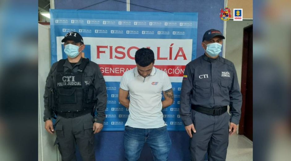 Fiscalía Hombre capturado en Ibagué.