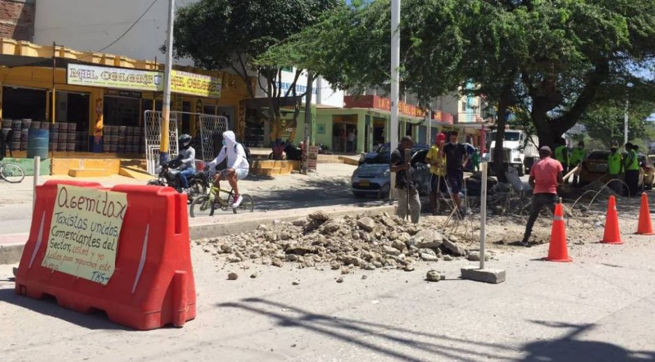Cortesía Labores adelantadas por los taxistas.