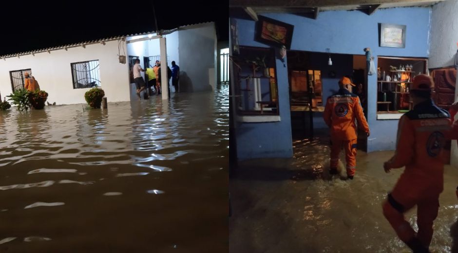 Defensa Civil Las lluvias causaron estragos.