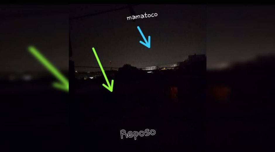 Cortesía El corte de energía en Reposo aún no había sido superado a las 9:30 de la noche.