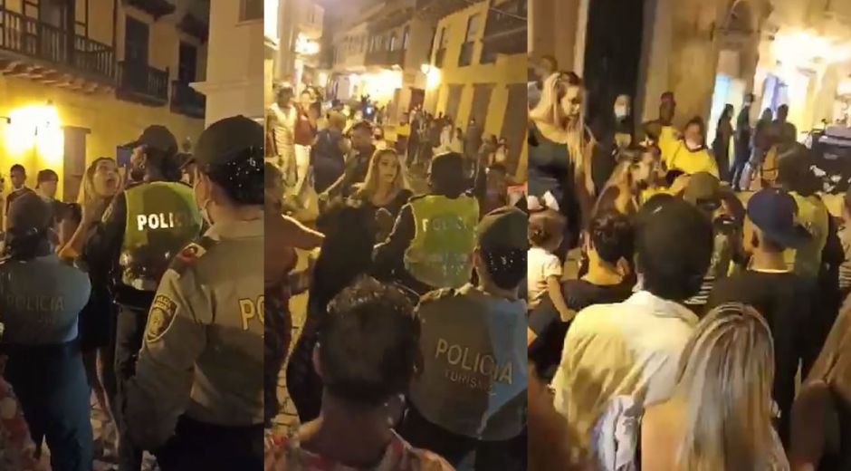 Zona Cero Imágenes de la bochornosa riña en Cartagena.