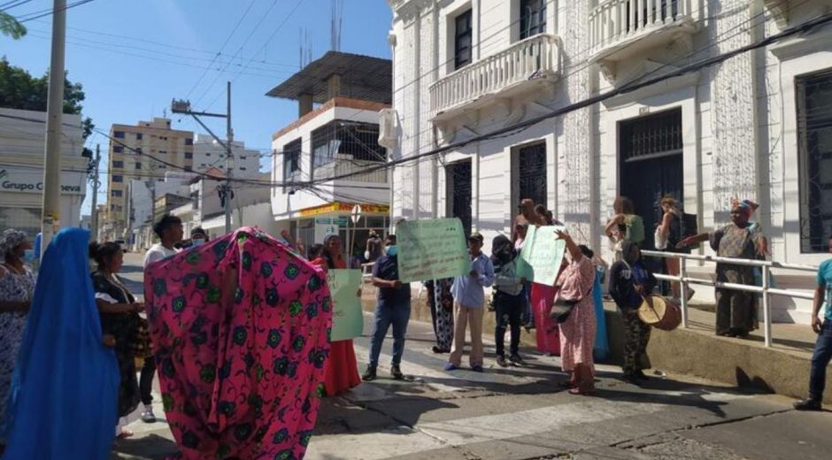 Protesta de familiares de capturados.