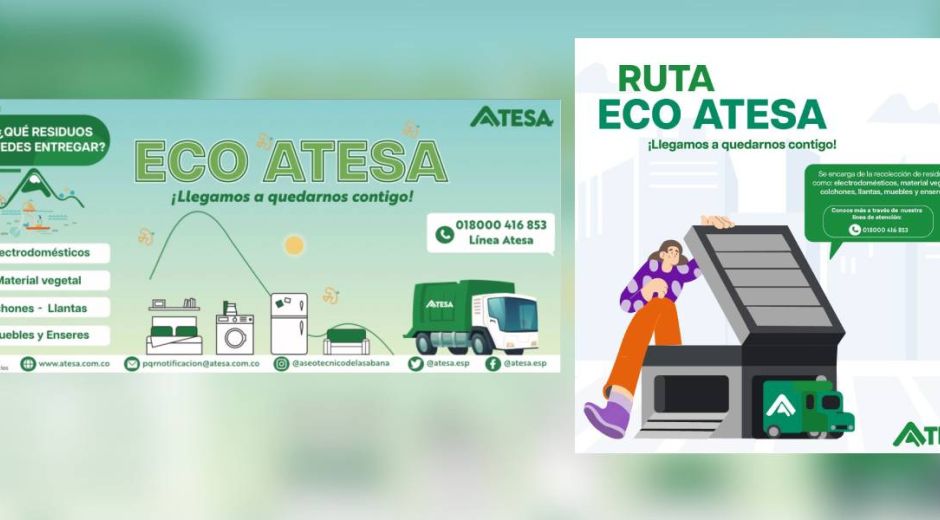 La Ruta Ecoatesa atenderá los requerimientos de la comunidad de forma gratuita