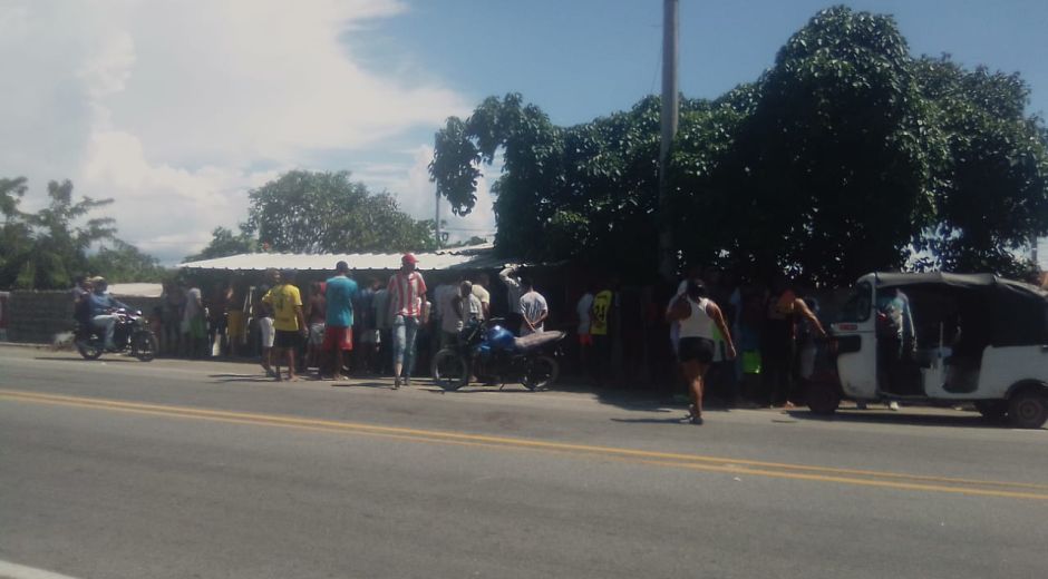 El hecho se registró en la tarde de este lunes. 