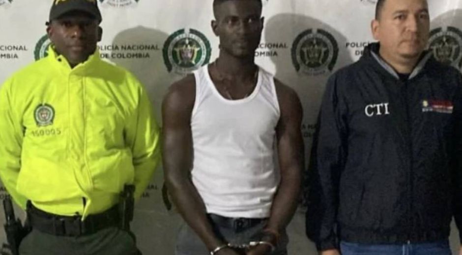  Héctor Danilo Caicedo Cuero, alias Tyson, presunto responsable del homicidio de un hombre de 18 años.