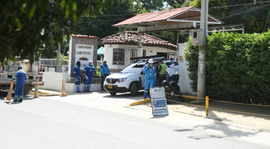 Lugar donde llevaron a cabo el operativo.