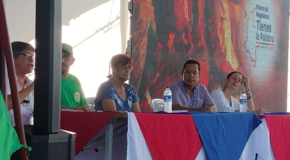 Cortesía. En Diálogo Regional Vinculante Líderes campesinos en El Banco solicitaron revocatoria de licencia ambiental expedida por la Anla.