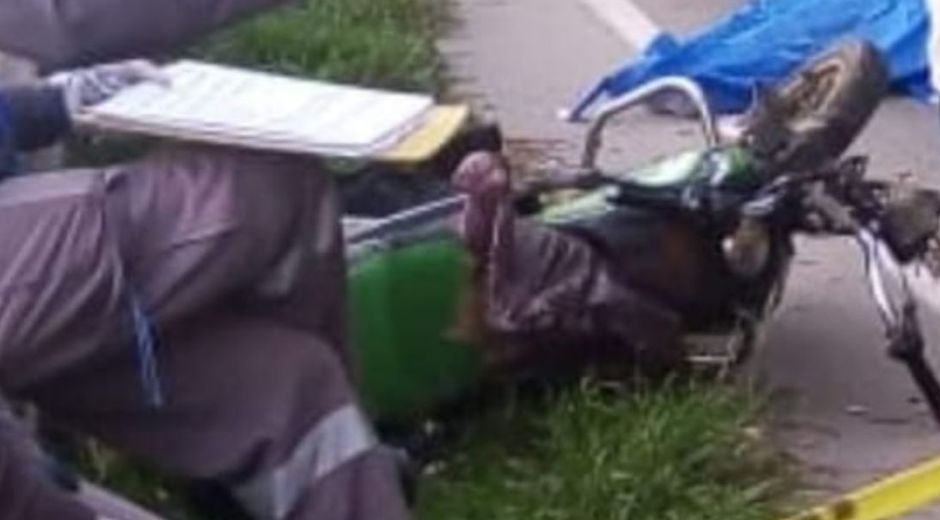 El siniestro vial ocurrió en la mañana de este día. 