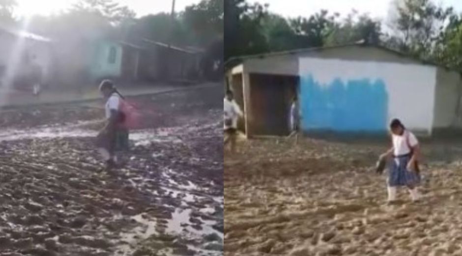 Así están algunas vías. 