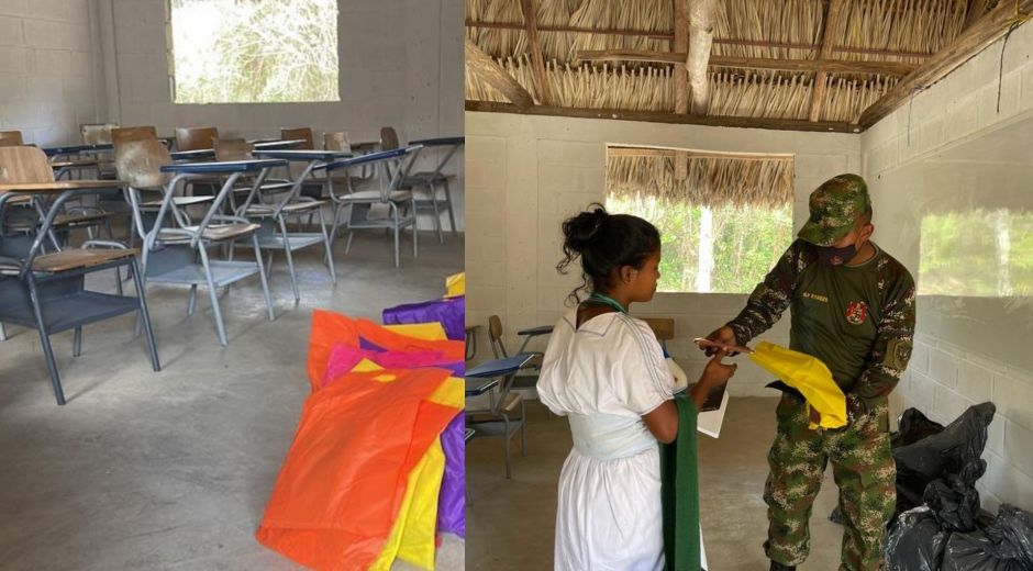 Seguimiento. Entrega de kits escolares.