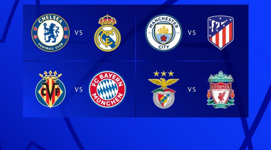 UEFA Cruces de cuartos de final.