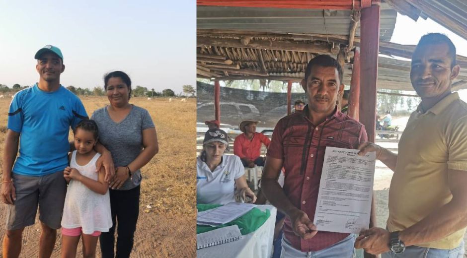 URT El proyecto productivo, beneficio de la sentencia de restitución para 22 familias en la vereda El Plan, municipio de Chibolo.