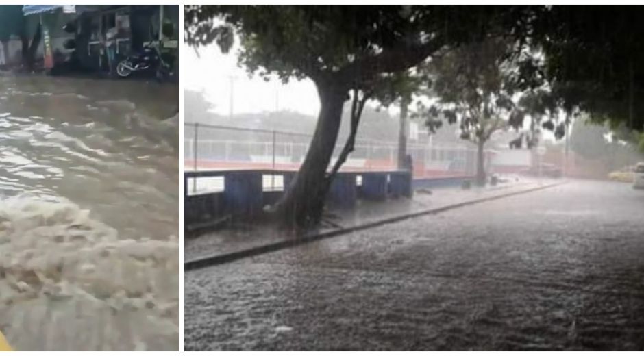 Lluvias en Santa Marta. 