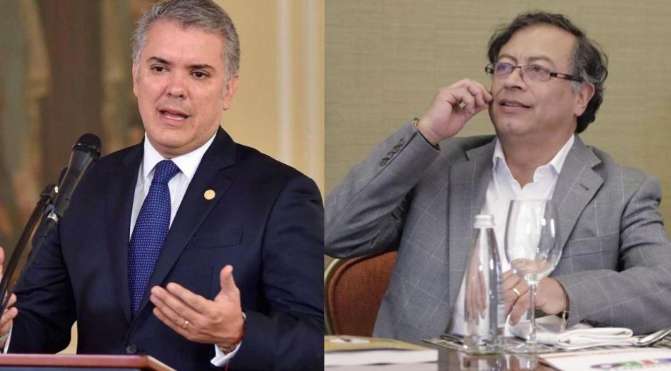 Iván Duque y Gustavo Petro.