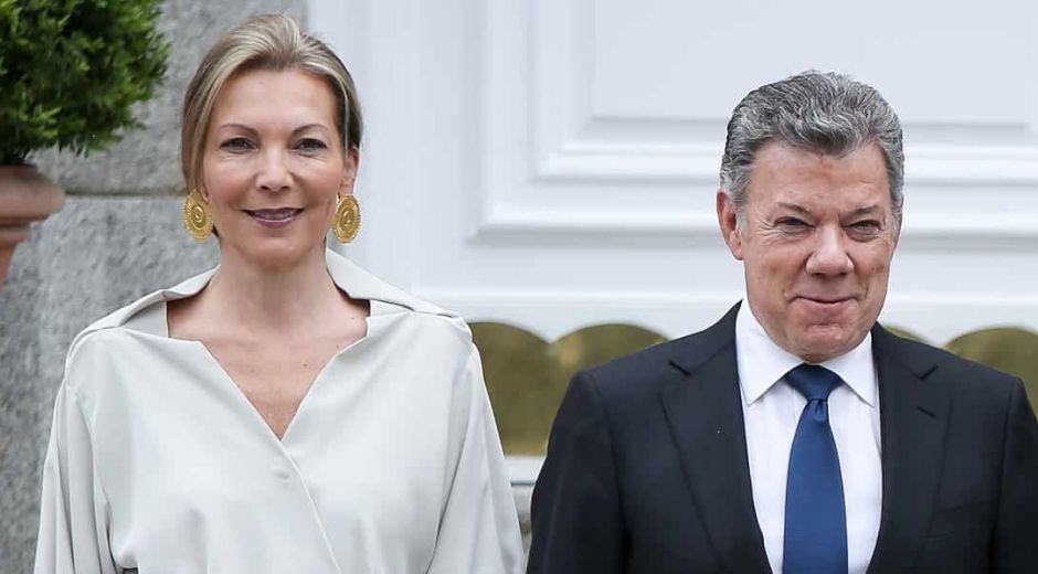 María Clemencia Rodríguez y Juan Manuel Santos 