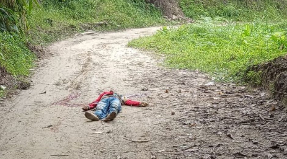 Cortesía. La comunidad cada vez que transitaba por la zona se encontraba con los muertos.
